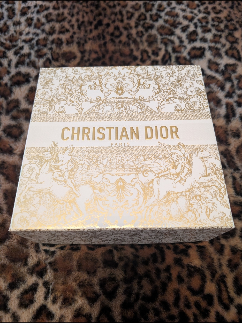 Dior Decorative White and Gold Storage Box
